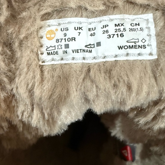 Timberland Women's Brown waterproof Boots size 9 - Picture 7 of 9